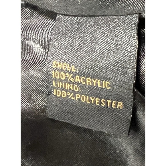 Iman Faux Fur Black Women Coat‎ Size XL - Picture 7 of 11